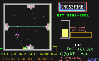 Crossfire atari screenshot